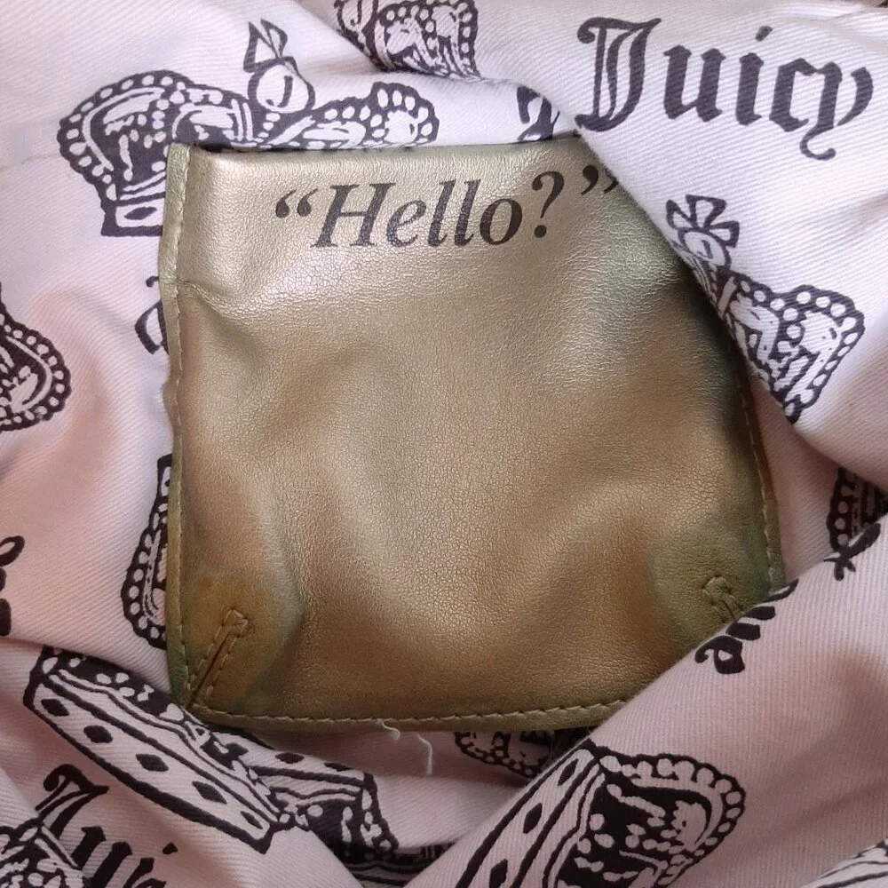 VTG Juicy Couture Y2K Plum Suede & Leather Handbag Purse